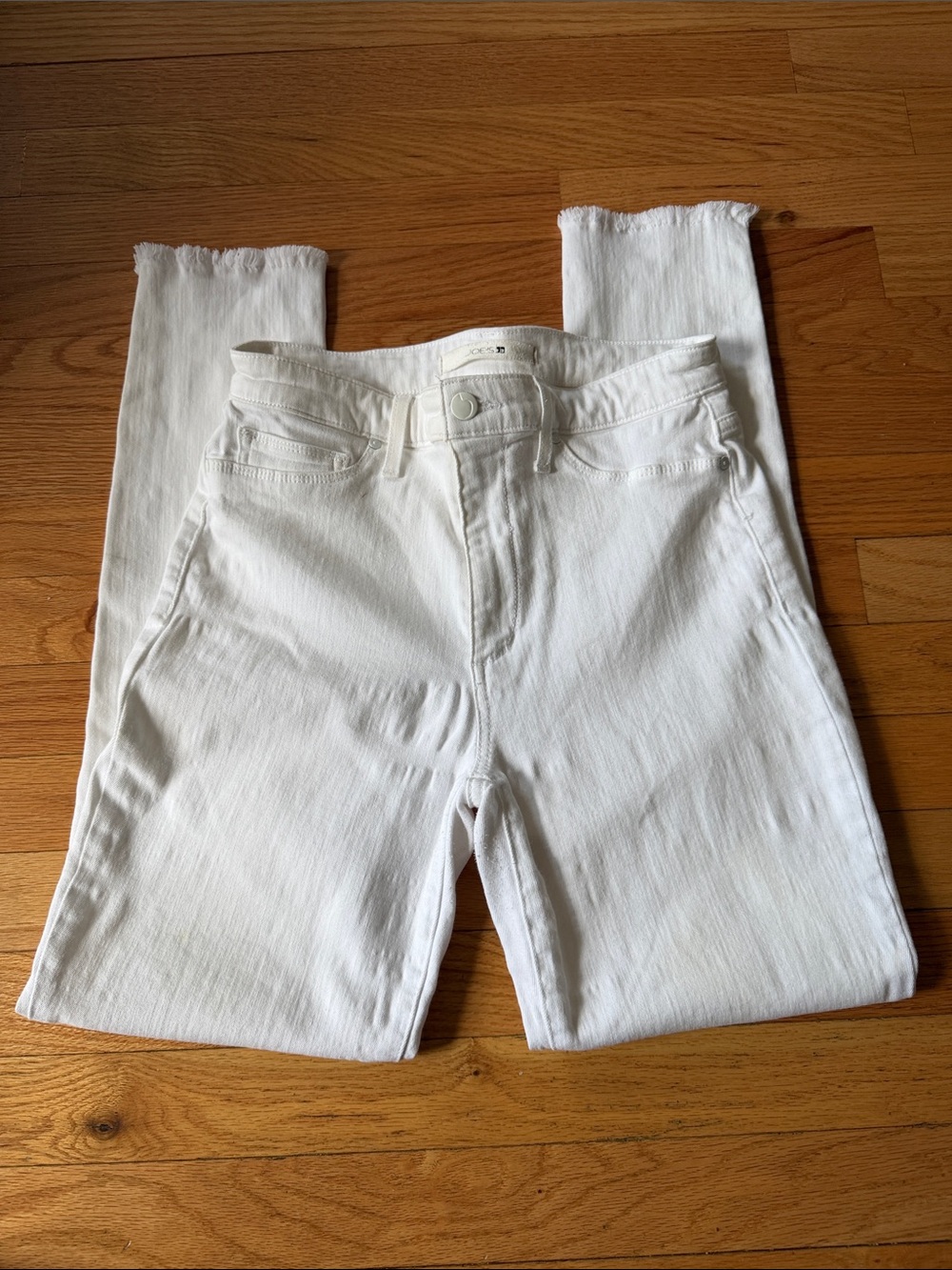 Joe's Jeans White Skinny High-Rise Stretch Jeans